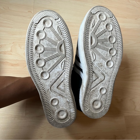 Addidas Basket Profile Wedge Heel Platform Size 9 Classice Three Stripe - Picture 5 of 6